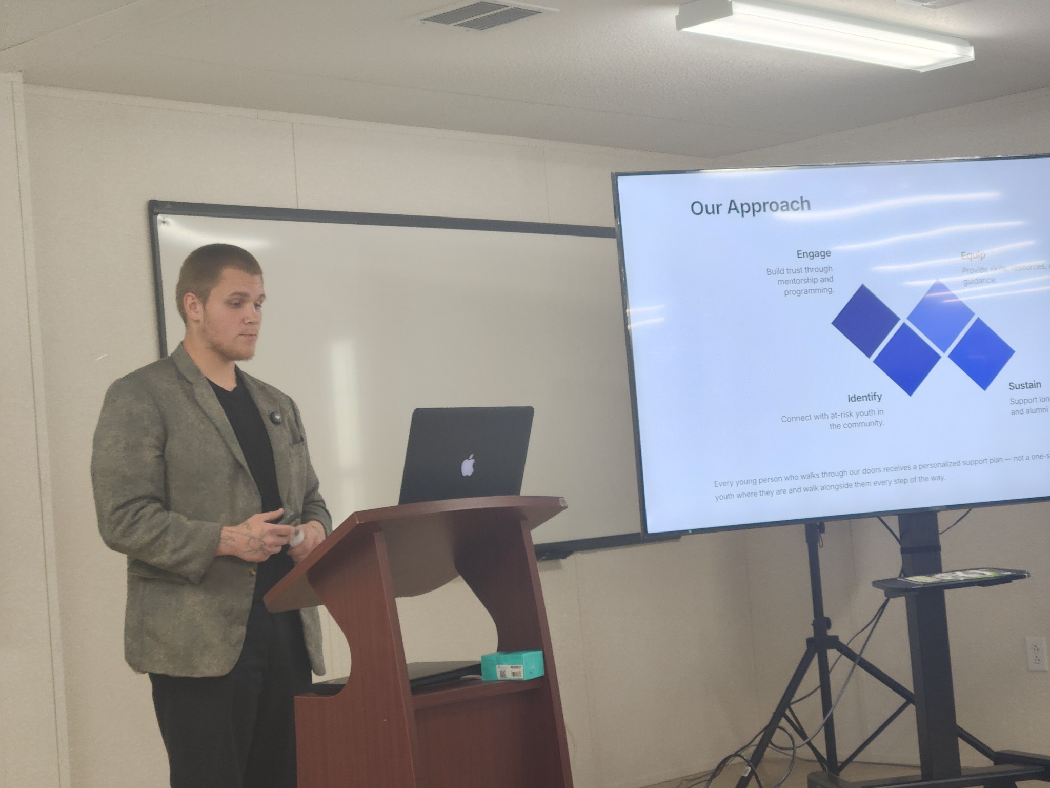 Presenter leading a program session